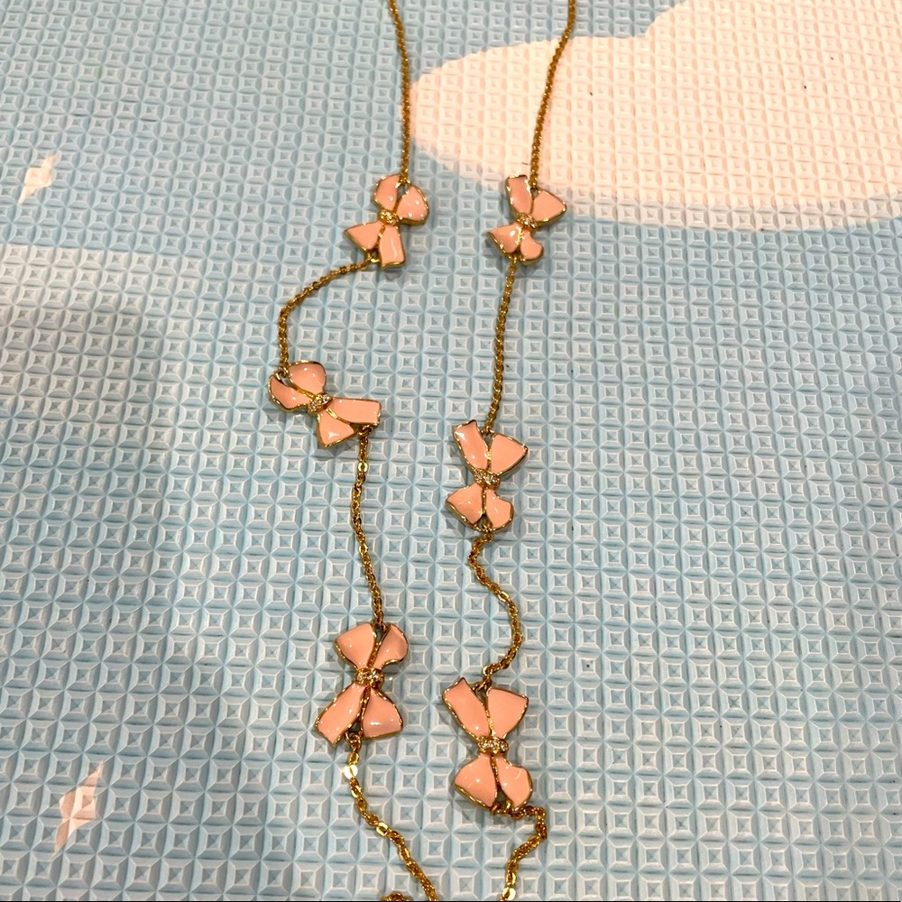 Pink Bow Necklace ❤️💕😊